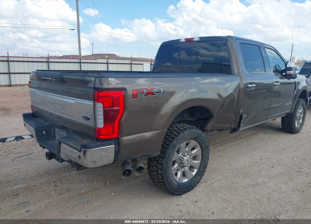 2017 FORD F-250 KING RANCH VIN: 1FT7W2BT9HEF13584