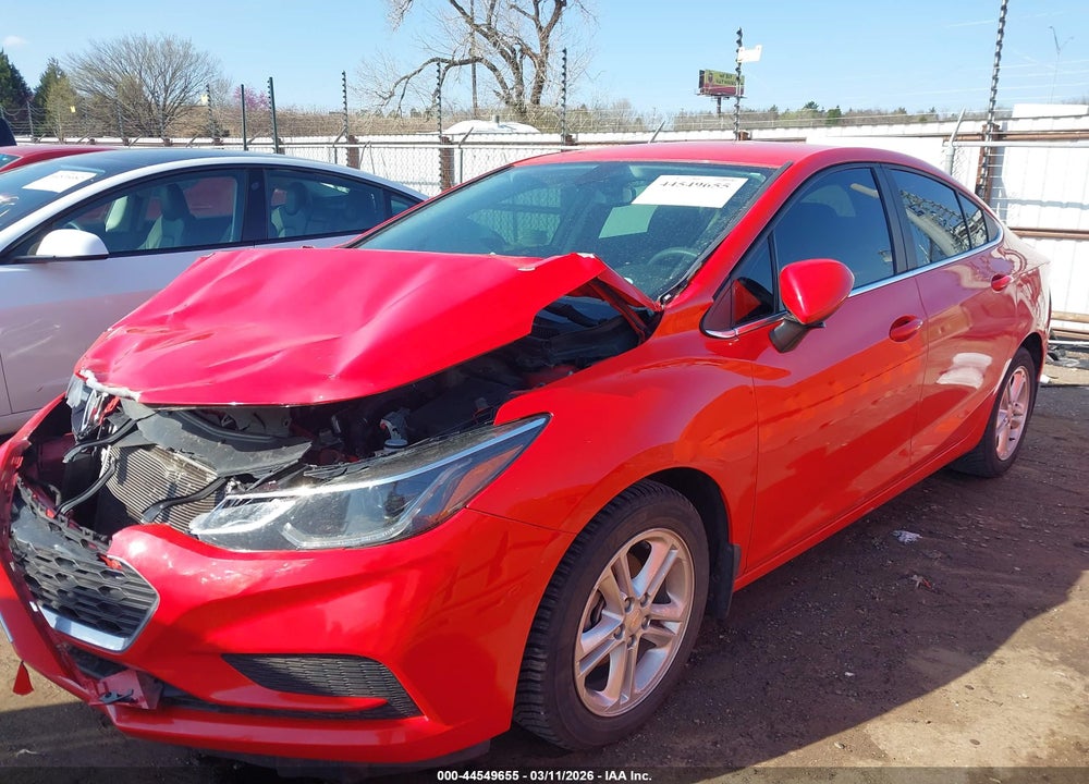 2017 CHEVROLET CRUZE LT AUTO VIN: 1G1BE5SM5H7105541