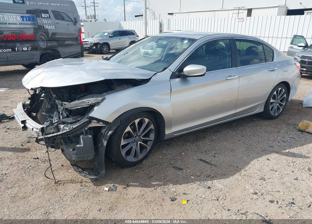 2014 HONDA ACCORD SPORT VIN: 1HGCR2F55EA227396