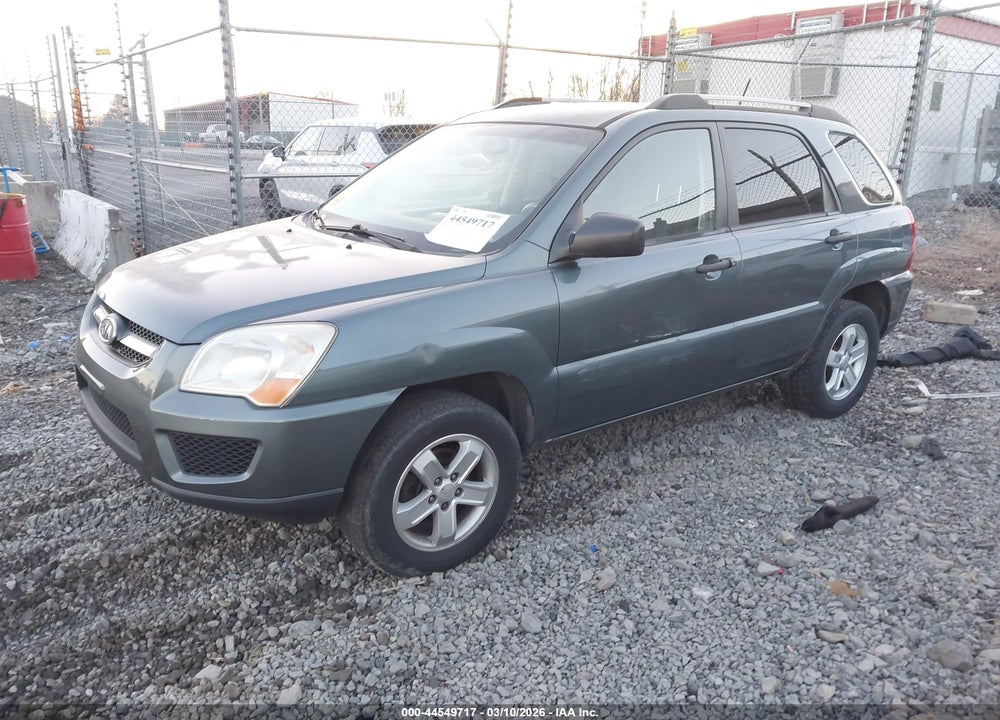 2010 KIA SPORTAGE LX V6 VIN: KNDKGCA31A7670521