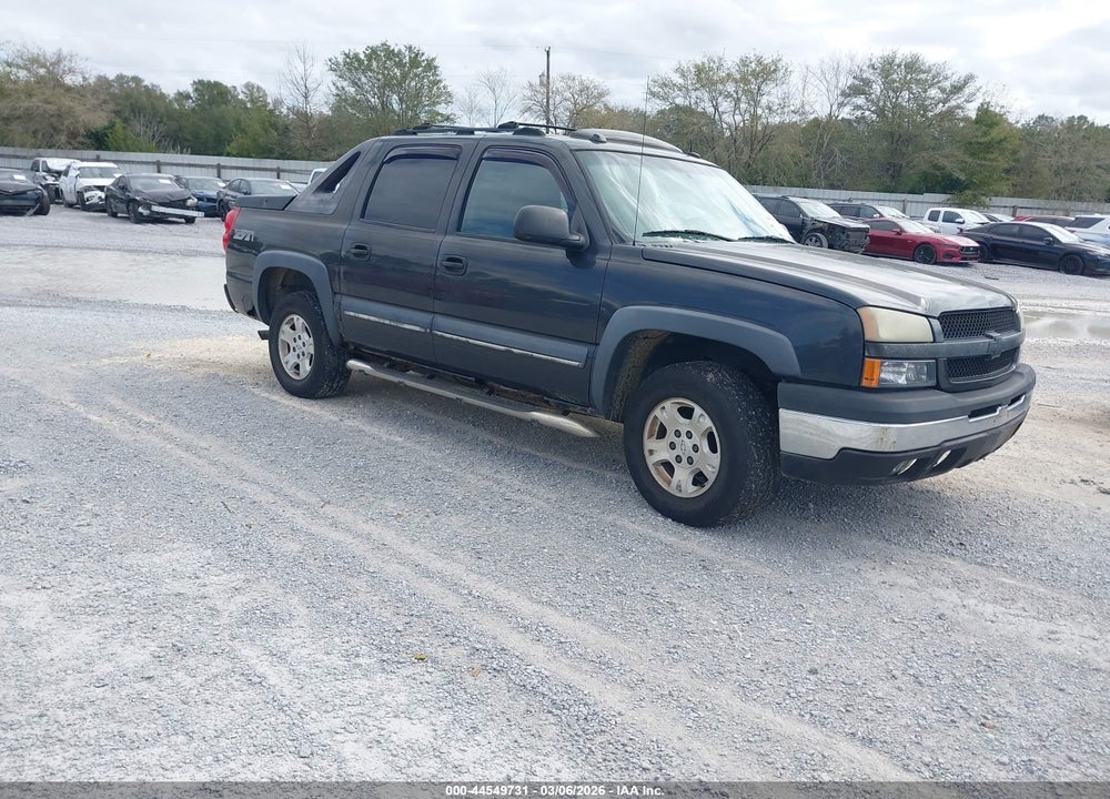2004 CHEVROLET AVALANCHE 1500 VIN: 3GNEK12T74G125342