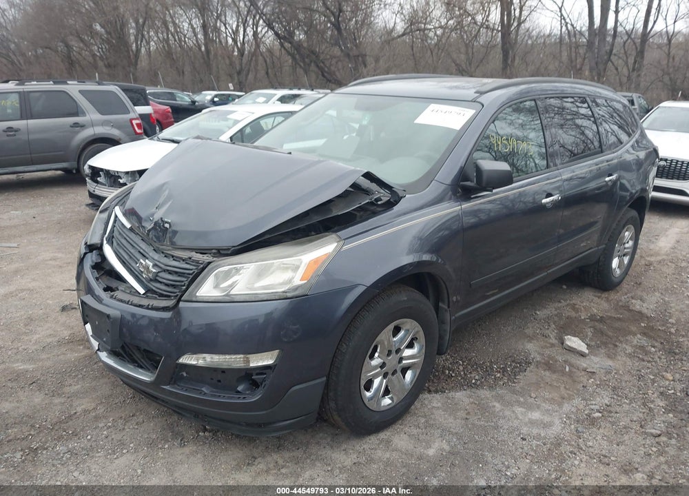 2013 CHEVROLET TRAVERSE LS VIN: 1GNKVFKD8DJ113229