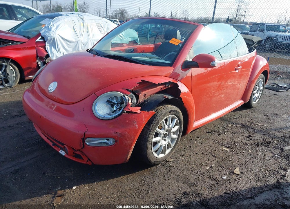 2004 VOLKSWAGEN NEW BEETLE GLS VIN: 3VWCM31Y54M344625