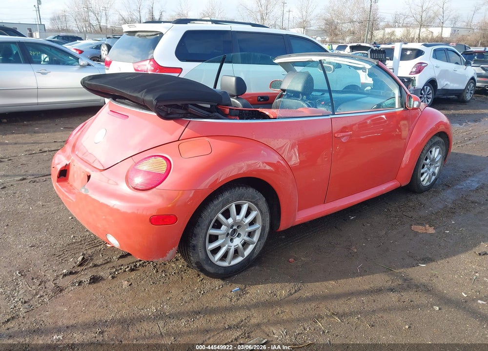 2004 VOLKSWAGEN NEW BEETLE GLS VIN: 3VWCM31Y54M344625