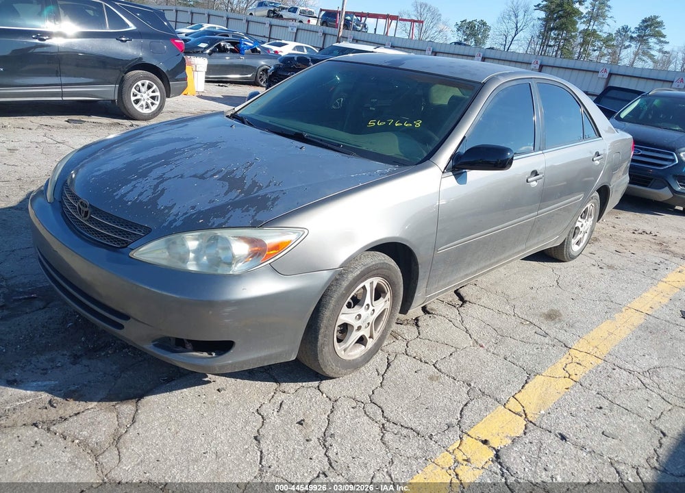 2002 TOYOTA CAMRY LE VIN: 4T1BE32K62U567668