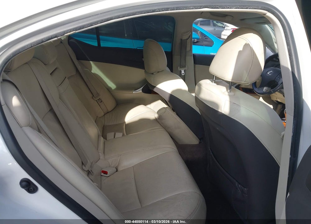 2009 LEXUS IS 250 VIN: JTHBK262X95087279