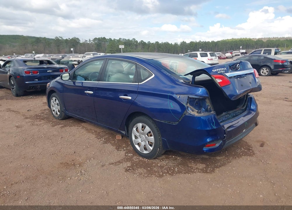 2016 NISSAN SENTRA S VIN: 3N1AB7AP5GY265499