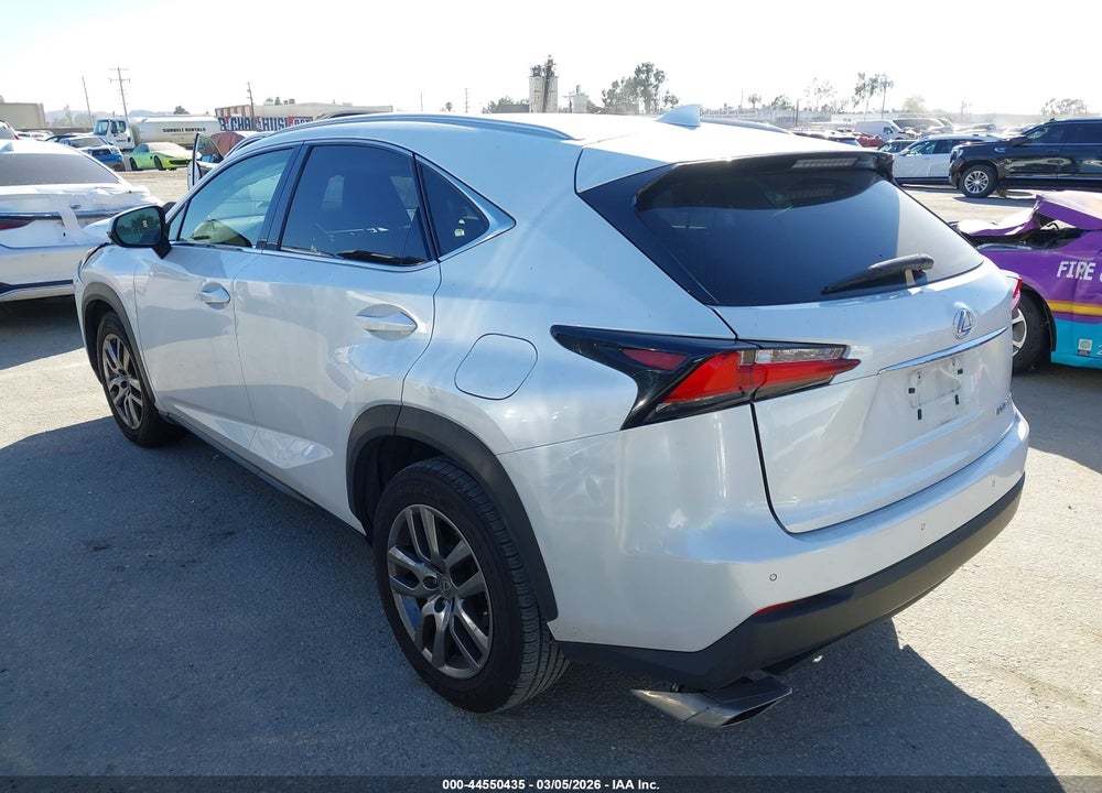 2016 LEXUS NX 200T VIN: JTJYARBZ3G2043341