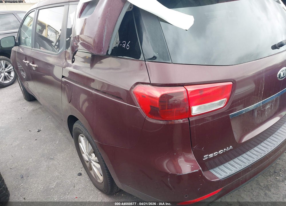 2017 KIA SEDONA LX VIN: KNDMB5C1XH6251324