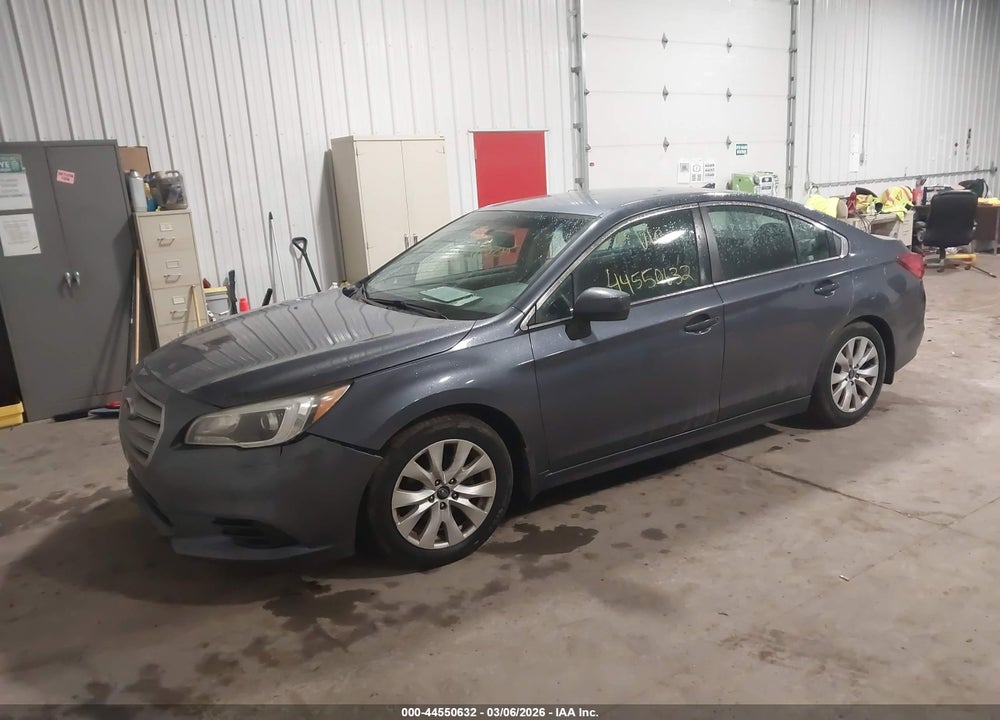 2016 SUBARU LEGACY 2.5I PREMIUM VIN: 4S3BNBC69G3021587