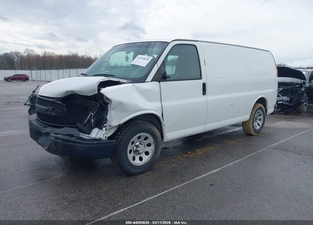 2013 CHEVROLET EXPRESS 1500 WORK VAN VIN: 1GCSGAFXXD1161602
