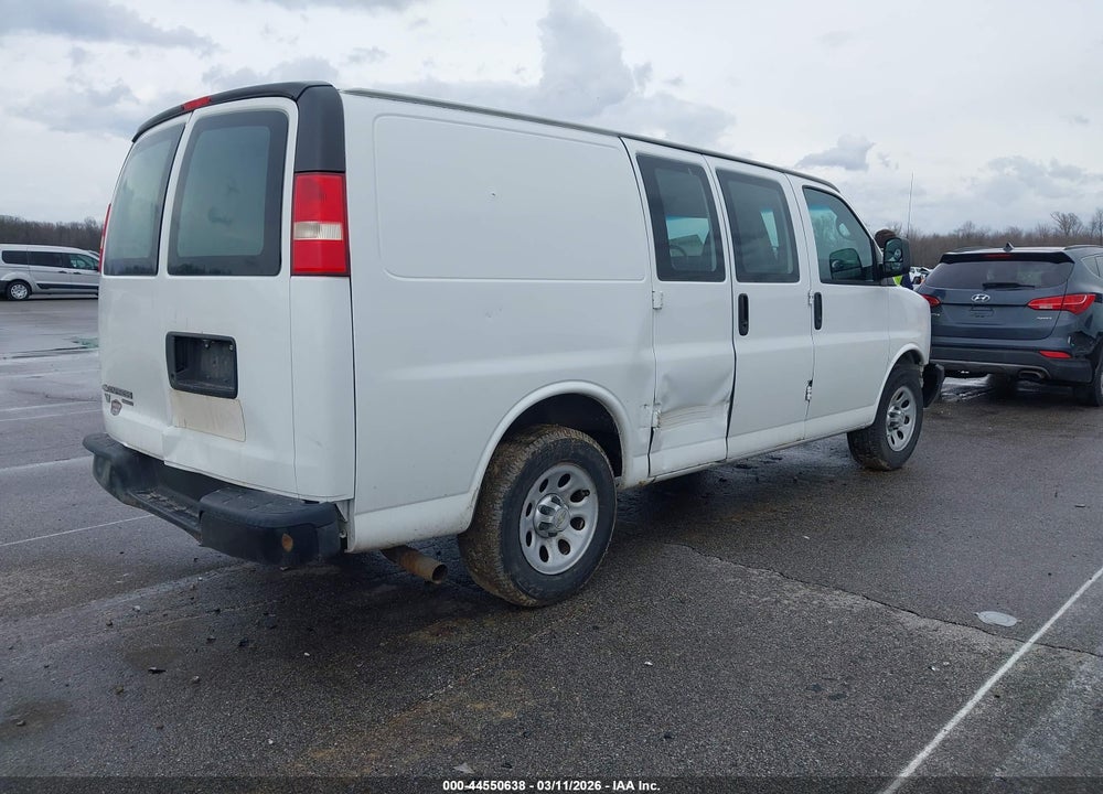 2013 CHEVROLET EXPRESS 1500 WORK VAN VIN: 1GCSGAFXXD1161602