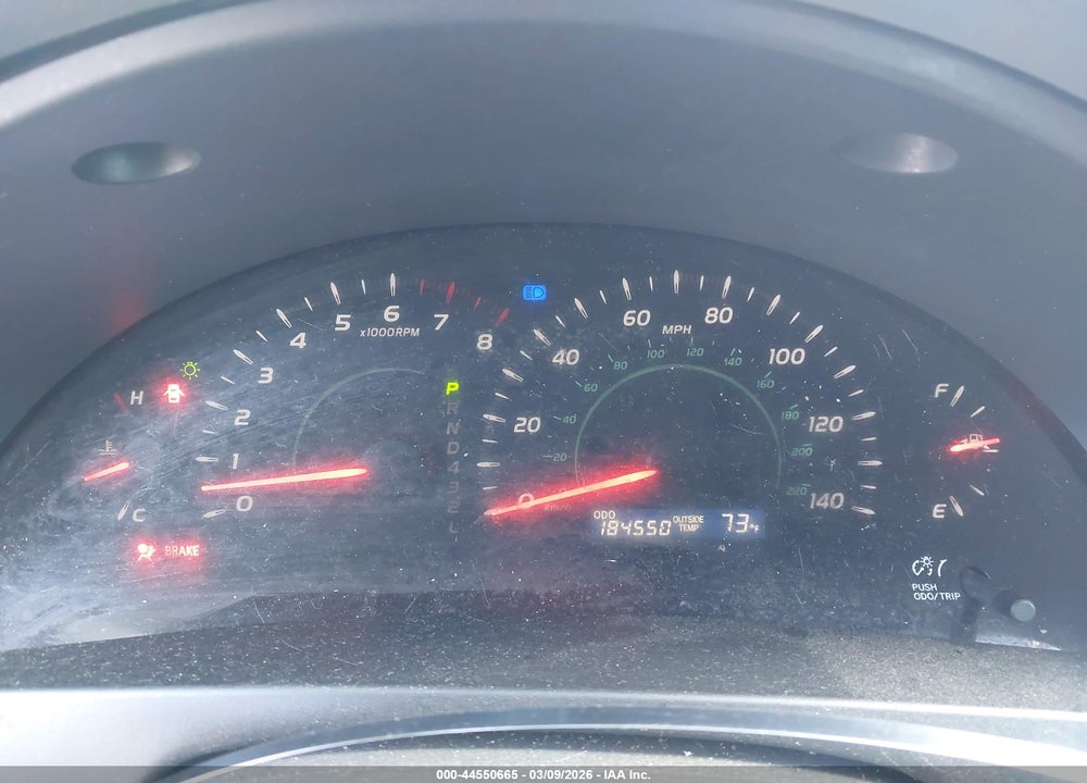 2009 TOYOTA CAMRY LE VIN: 4T1BE46K19U366223