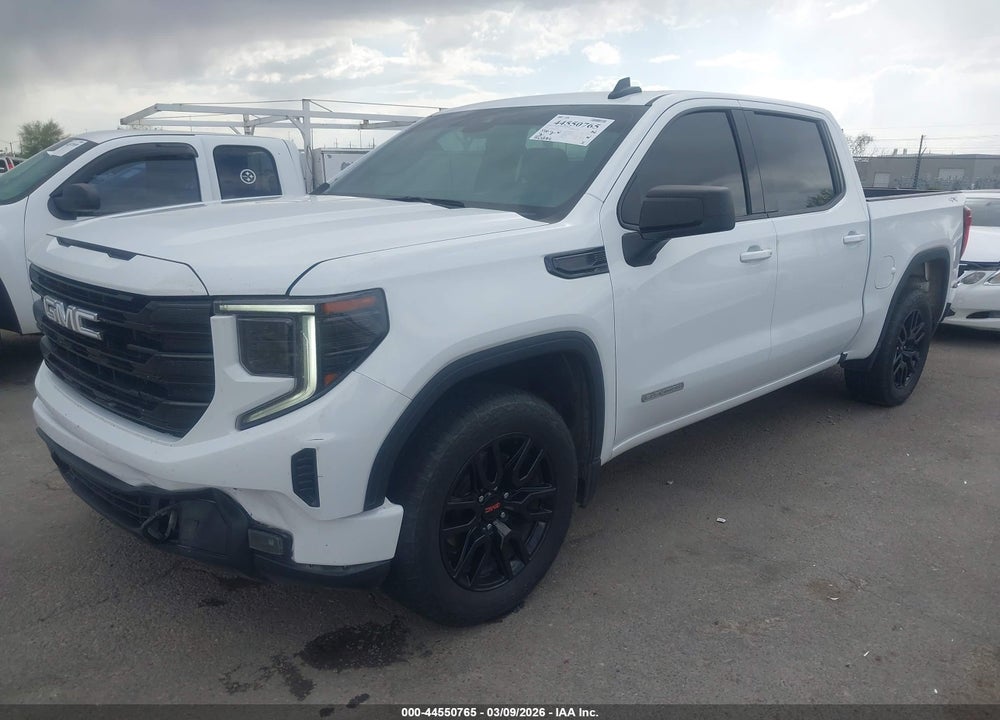2022 GMC SIERRA 1500 4WD  SHORT BOX ELEVATION VIN: 3GTPUJEKXNG680513