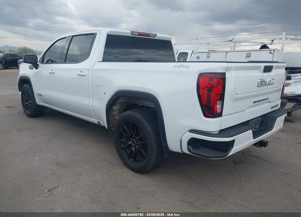 2022 GMC SIERRA 1500 4WD  SHORT BOX ELEVATION VIN: 3GTPUJEKXNG680513