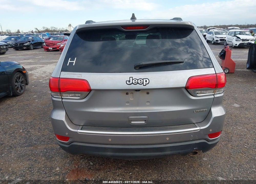 2017 JEEP GRAND CHEROKEE LIMITED 4X2 VIN: 1C4RJEBGXHC790526