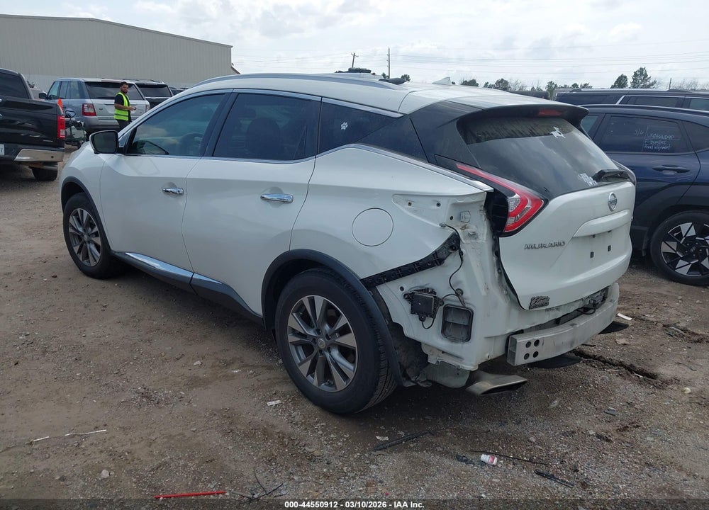 2015 NISSAN MURANO SL VIN: 5N1AZ2MG0FN218993