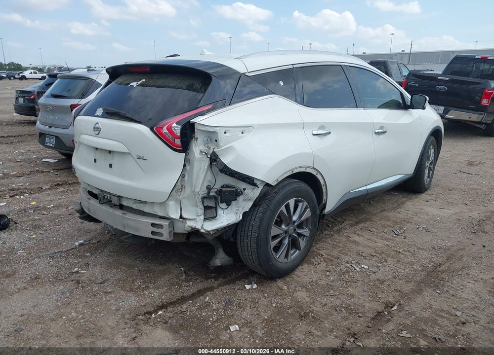 2015 NISSAN MURANO SL VIN: 5N1AZ2MG0FN218993