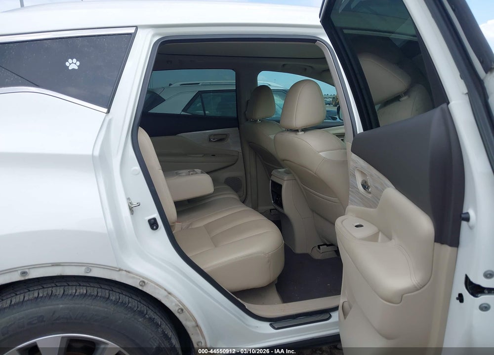 2015 NISSAN MURANO SL VIN: 5N1AZ2MG0FN218993