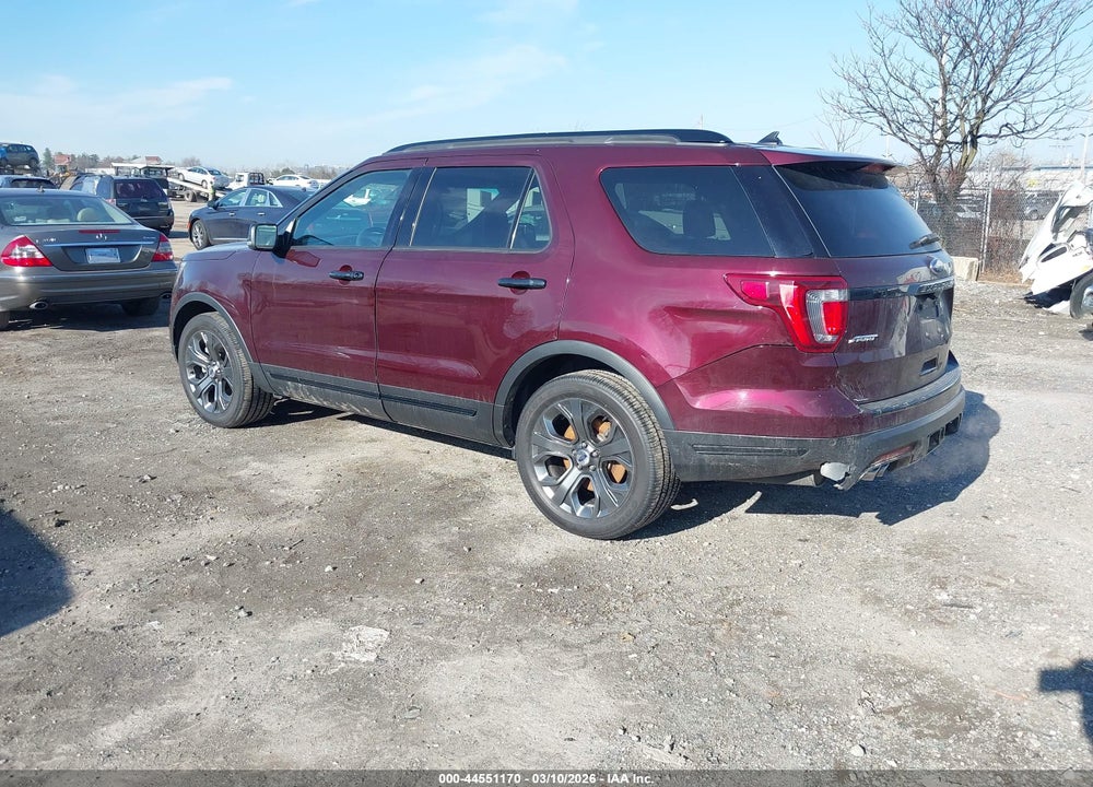 2018 FORD EXPLORER SPORT VIN: 1FM5K8GTXJGA51136