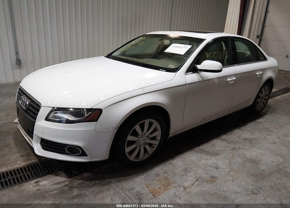 2010 AUDI A4 2.0T PREMIUM VIN: WAUHFAFL3AN033780