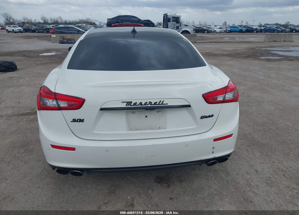 2015 MASERATI GHIBLI S Q4 VIN: ZAM57RTA3F1151004