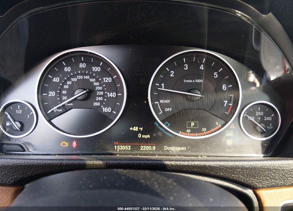 2015 BMW 335I XDRIVE VIN: WBA3B9G57FNR94295