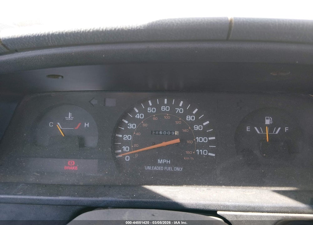 1989 TOYOTA PICKUP 1 TON LONG BED DLX VIN: JT4VN82N5K0000500