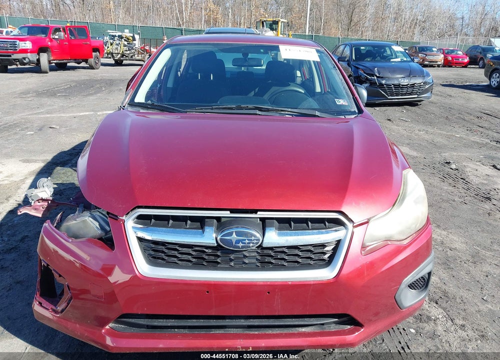 2014 SUBARU IMPREZA 2.0I VIN: JF1GJAA62EH005395