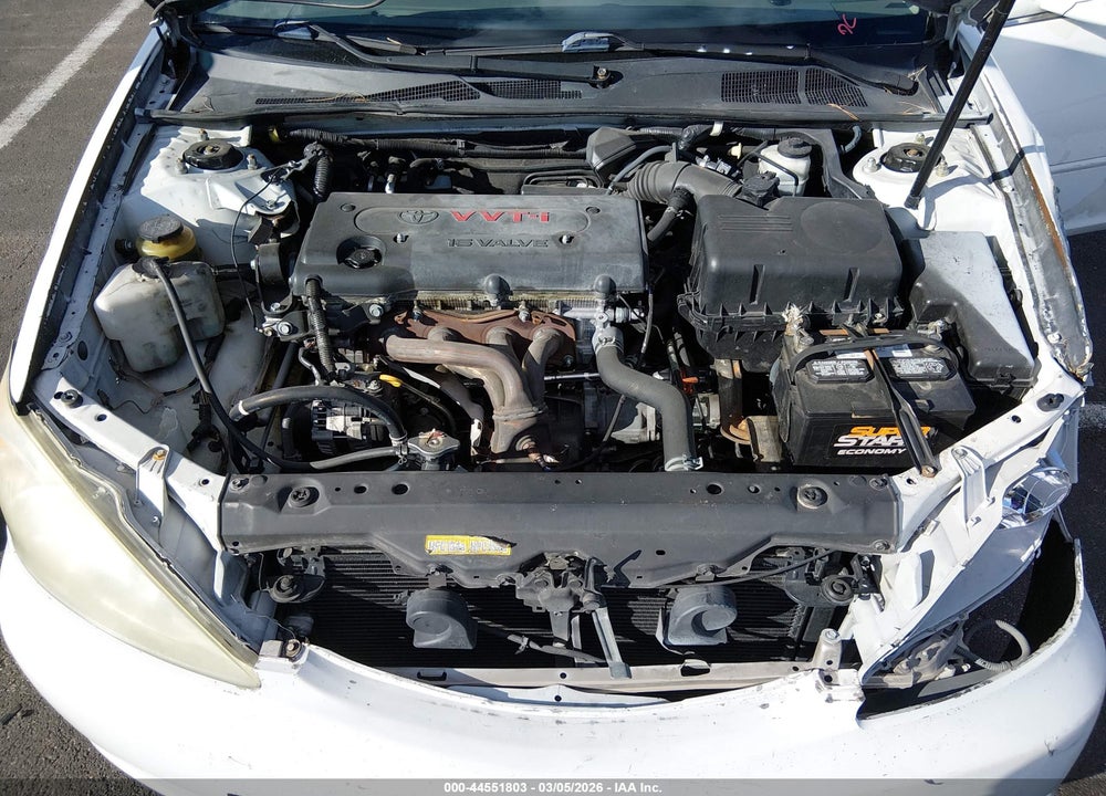 2004 TOYOTA CAMRY LE VIN: 4T1BE32K74U276163