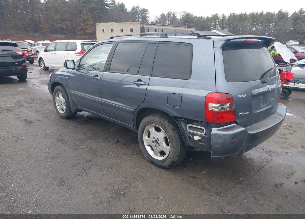 2005 TOYOTA HIGHLANDER LIMITED V6 VIN: JTEEP21A050109372