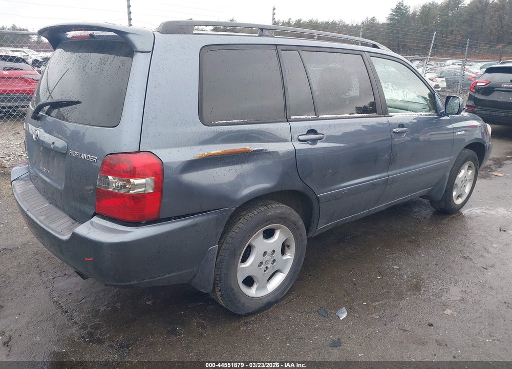 2005 TOYOTA HIGHLANDER LIMITED V6 VIN: JTEEP21A050109372