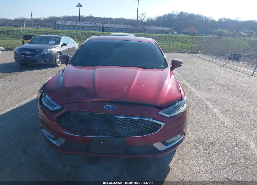 2017 FORD FUSION PLATINUM VIN: 3FA6P0D97HR349978