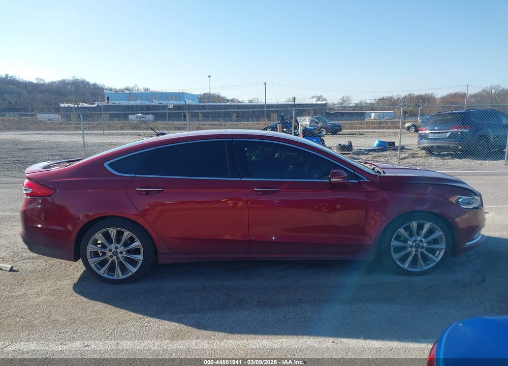 2017 FORD FUSION PLATINUM VIN: 3FA6P0D97HR349978