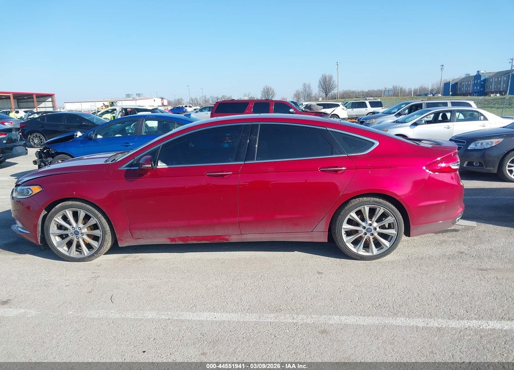 2017 FORD FUSION PLATINUM VIN: 3FA6P0D97HR349978