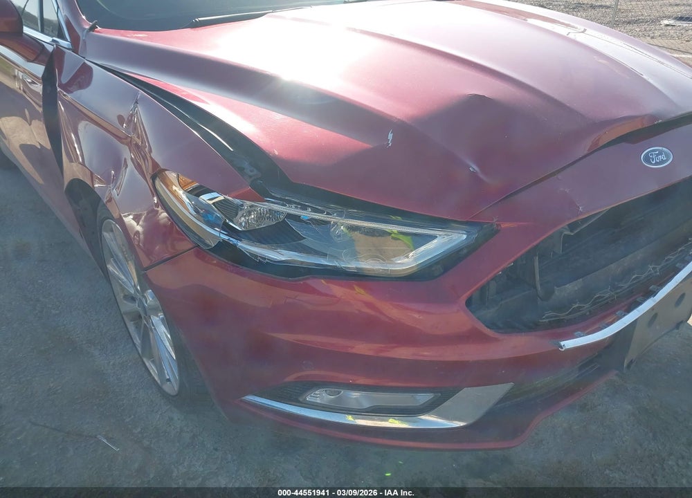 2017 FORD FUSION PLATINUM VIN: 3FA6P0D97HR349978