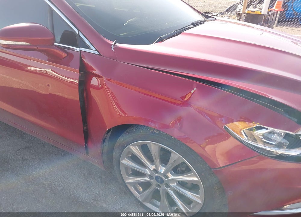 2017 FORD FUSION PLATINUM VIN: 3FA6P0D97HR349978