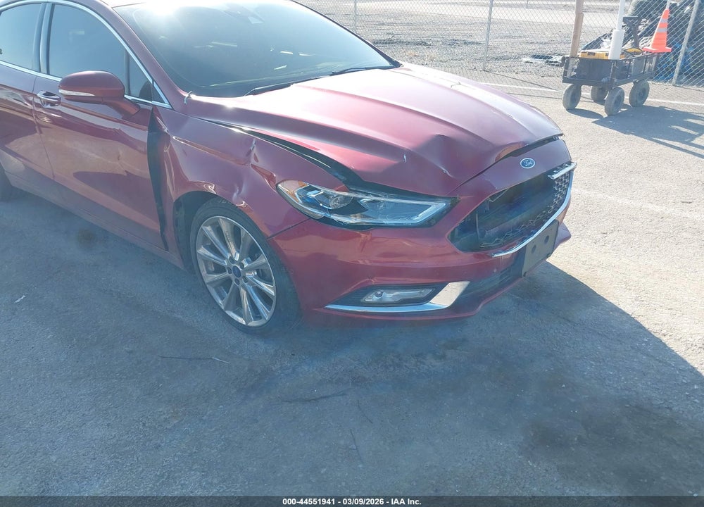 2017 FORD FUSION PLATINUM VIN: 3FA6P0D97HR349978