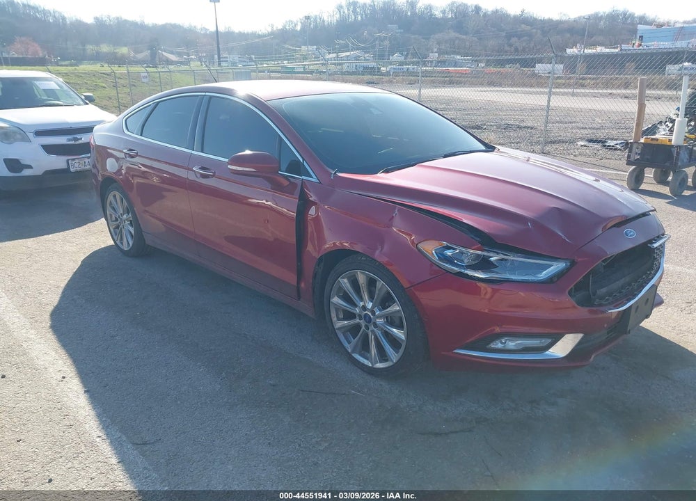 2017 FORD FUSION PLATINUM VIN: 3FA6P0D97HR349978