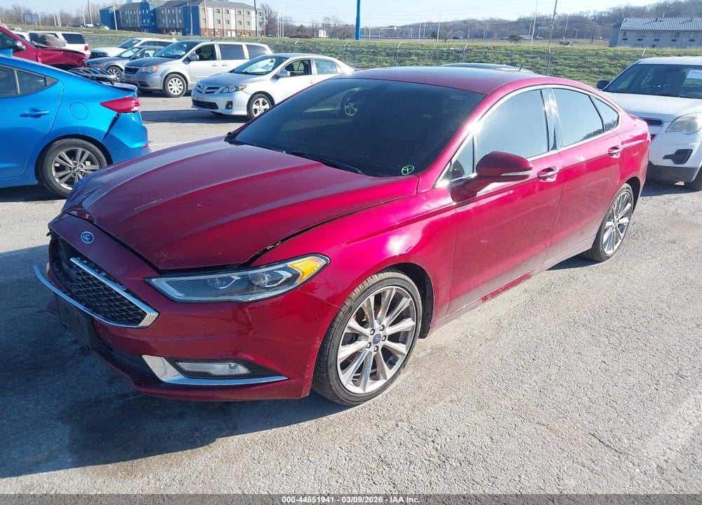 2017 FORD FUSION PLATINUM VIN: 3FA6P0D97HR349978