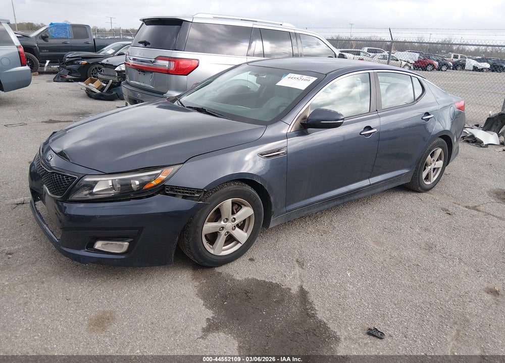 2015 KIA OPTIMA LX VIN: KNAGM4A7XF5612186