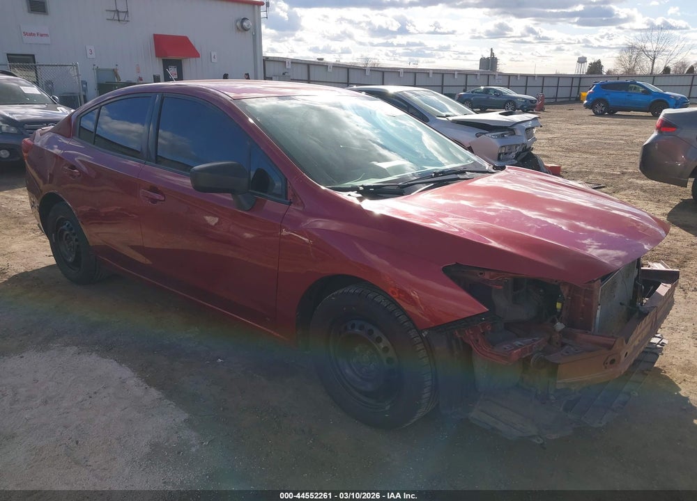 2017 SUBARU IMPREZA VIN: 4S3GKAA62H3626788