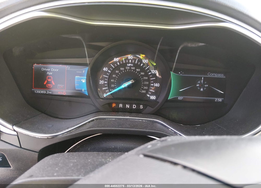 2016 FORD FUSION SE VIN: 3FA6P0H74GR396750