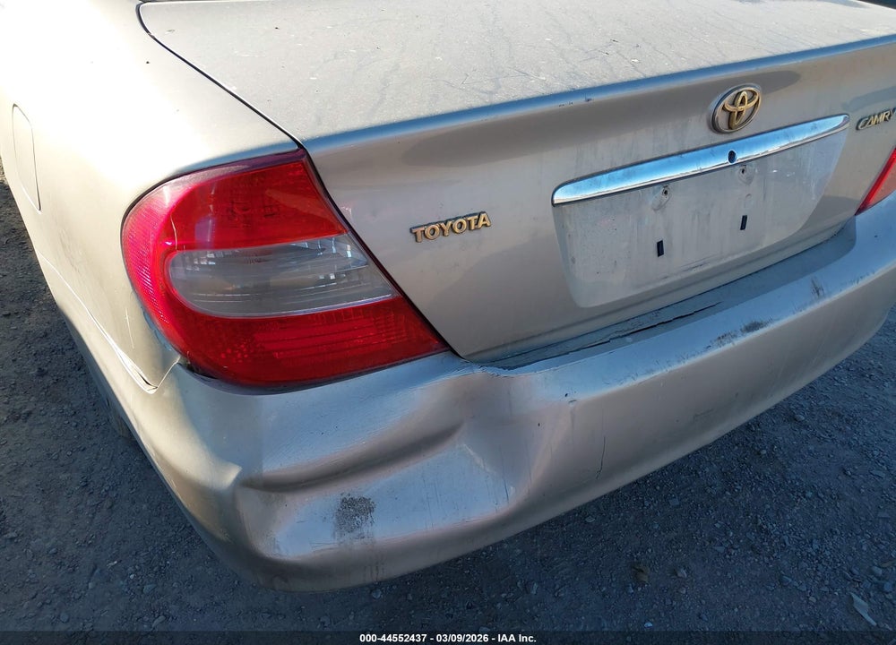 2003 TOYOTA CAMRY LE VIN: 4T1BE30K73U158034