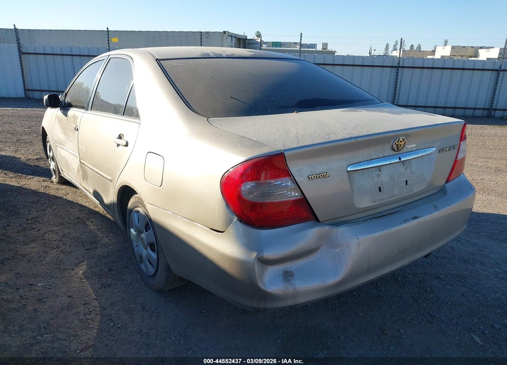 2003 TOYOTA CAMRY LE VIN: 4T1BE30K73U158034