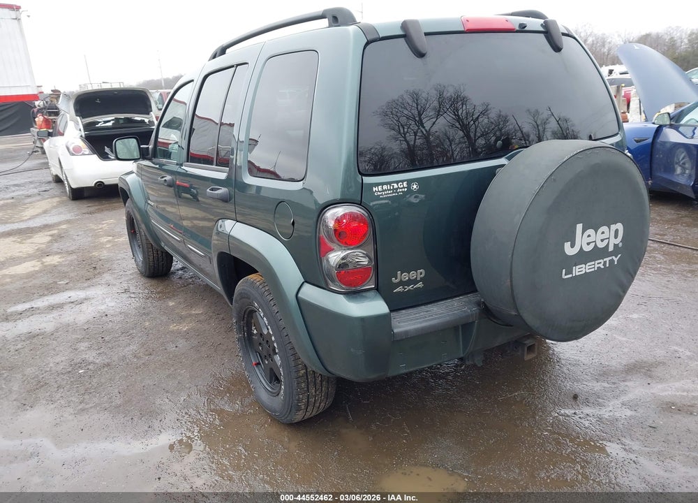 2003 JEEP LIBERTY LIMITED EDITION VIN: 1J8GL58K93W549327