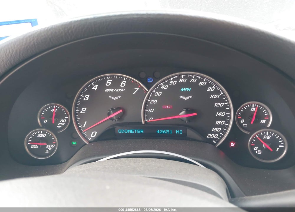 2007 CHEVROLET CORVETTE VIN: 1G1YY25U275110542