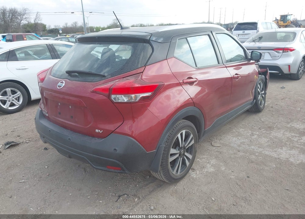 2020 NISSAN KICKS SV XTRONIC CVT VIN: 3N1CP5CV9LL510676