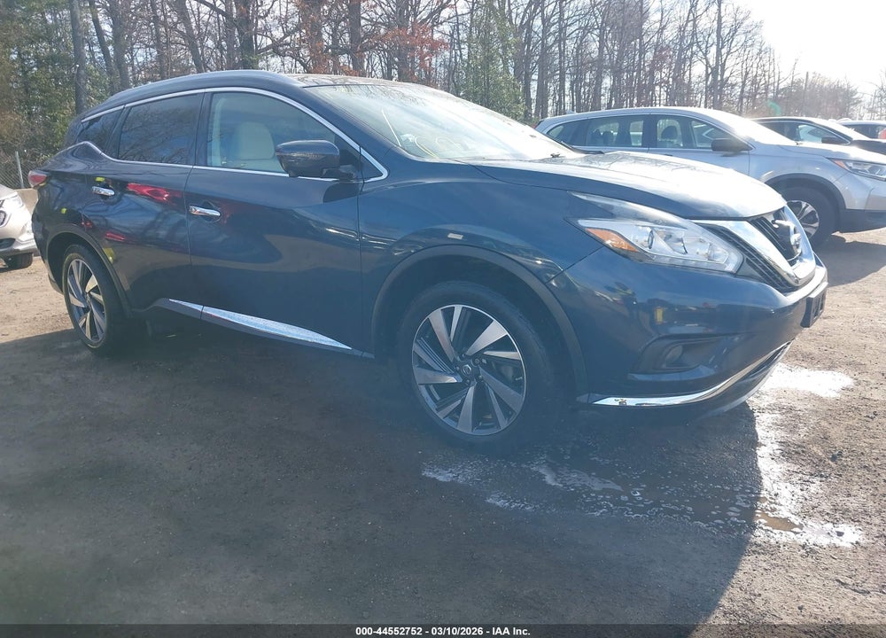 2017 NISSAN MURANO PLATINUM VIN: 5N1AZ2MH0HN130456