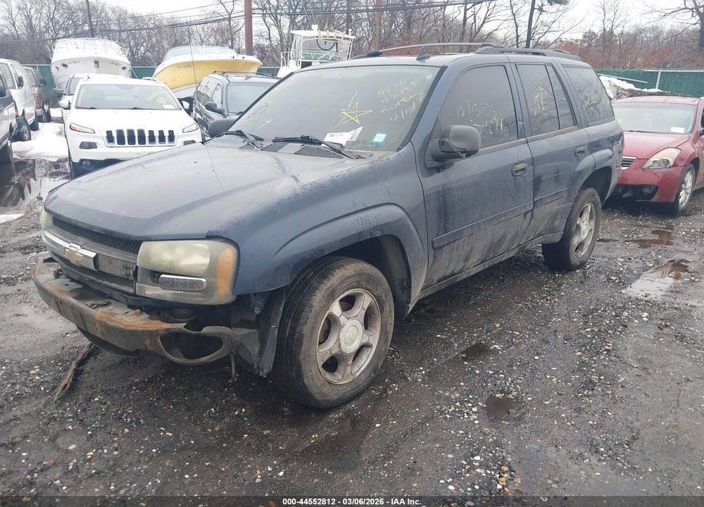 2007 CHEVROLET TRAILBLAZER LS VIN: 1GNDT13S072295926